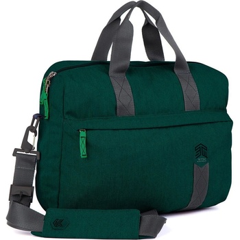 STM Дизайнерска чанта с дръжки за MacBook и преносими компютри до 15.4 инча - STM Judge Laptop Brief (зелен) (stm-112-147P-08)