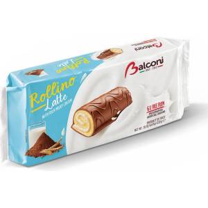 Balconi Балкони Ролино Лате с млечен крем и шоколадова глазура , 6 х 37гр