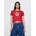 GAP Тениска GAP GAP | Cherven | ЖЕНИ | XXS