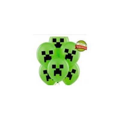 Balonky na párty zelený Creeper