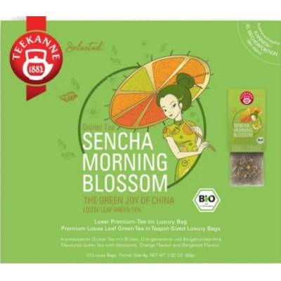 Teekanne Bio Luxury Bag Sencha Morning Blossom zelený čaj 20 ks