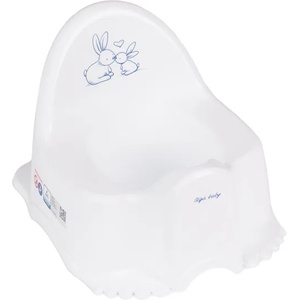 TEGA BABY Бебешко гърне"Зайчета"бяло (g01601lbwhi)