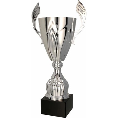Kovový pohár Stříbrný Výška: 52,5 cm Průměr: 18 cm