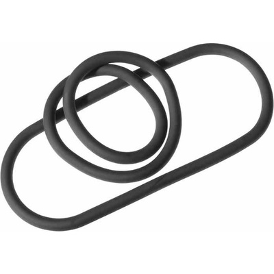 Perfect Fit Silikónový 9" prsteň Slim Wrap Ring čierny