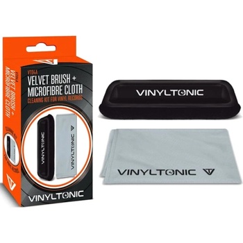 Vinyl Tonic Velvet Brush & Mircofibre Cloth VT04 Почистващ комплект за LP (VT04)