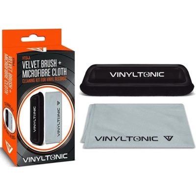 Vinyl Tonic Velvet Brush & Mircofibre Cloth VT04 Почистващ комплект за LP (VT04)