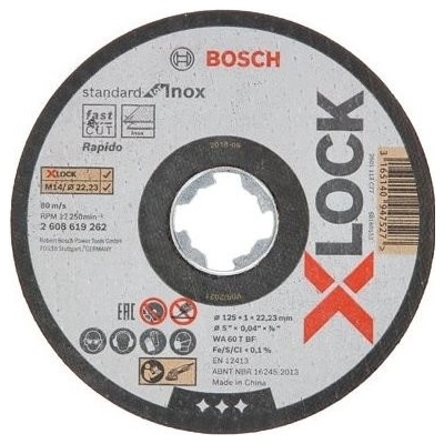 Bosch Řezný kotouč X-LOCK, Ø 125 mm 2608619267