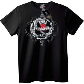 NOONEBRAND Тениска Whitesnake Живи '84 - 4XL, White