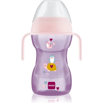 Mam Fun to Drink Cup tréninkový hrnek Pink 270 ml