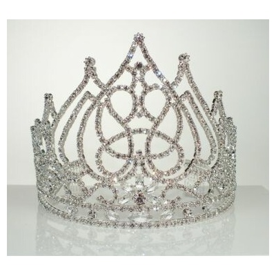 Bijoux trend korunka do vlasů 5806-0060 - S00 krystal stříbrná galvanizace – Zboží Dáma