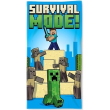 MLC Plážová osuška Minecraft motív Survival Mode! 70 x 140 cm