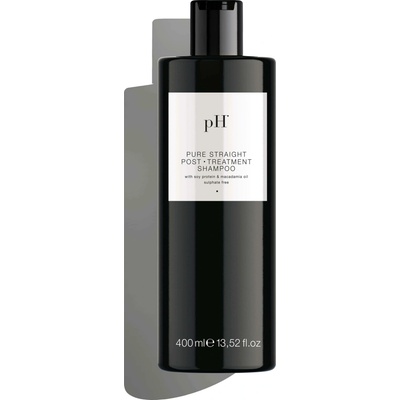 pH Laboratories Uhlazující šampon po vyhlazujícím ošetření PURE STRAIGHT POST-TREATMENT SHAMPOO 400 ml