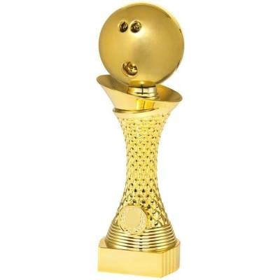 Trofej zlatá bowling 23 27 cm 23 cm