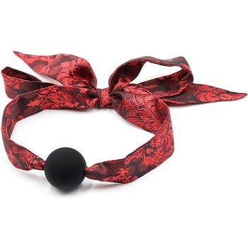 Image 1 of Fetish Addict Silicone Ball Gag Red/Black
