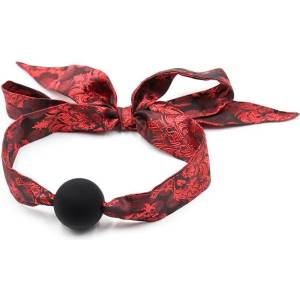 Fetish Addict Silicone Ball Gag Red/Black