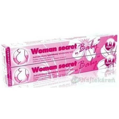 Woman secret BABY těhotenský test tyčinkovitý 2 ks