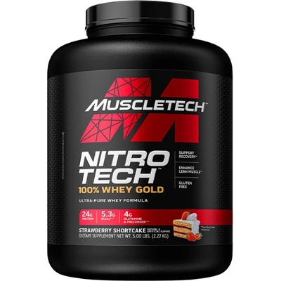 MuscleTech Nitro Tech / Whey Gold [2270 грама] Ягода