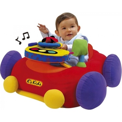 K´s Kids Veľké látkové elektronické auto go go