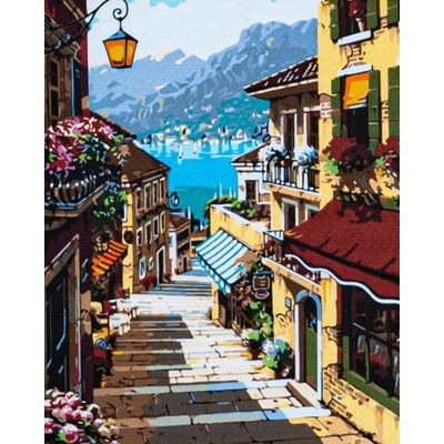 ASTRA ARTEA Malování podle čísel Slunná riviéra 40 x 50 cm