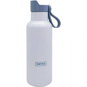 Vin Bouquet Nerthus Двустенна спортна бутилка с дръжка Click Cap, цвят СИН - 500 мл (VB-FIH-1263)