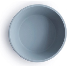 mushie Silikonová miska s přísavkou Powder Blue MSB20009
