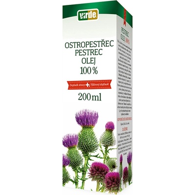 Virde Ostropestrec Olej 100% 200 ml