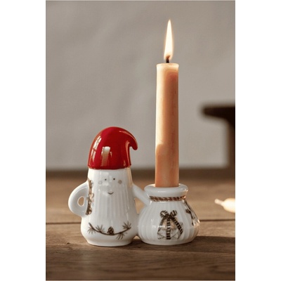 Porcelánový svícen Father Elf Hammershoi Christmas Kähler