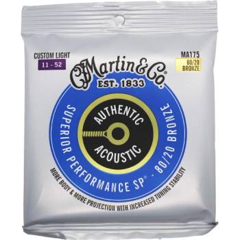 Martin&Co Martin MA175 Authentic, Струни за акустична китара 11-52 (MA175)
