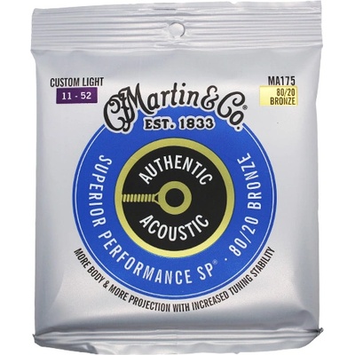 Martin&Co Martin MA175 Authentic, Струни за акустична китара 11-52 (MA175)