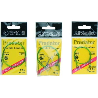 Mivardi Wire leaders (swivel + snap swivel)