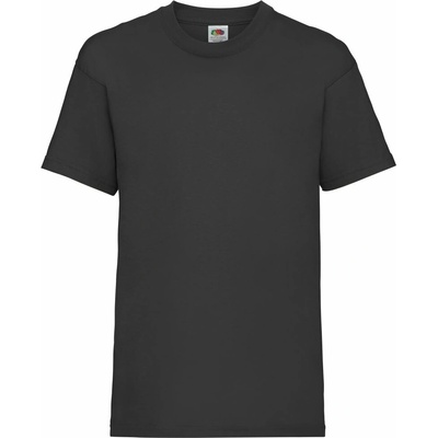 Fruit of the Loom triko Kids Valueweight T černé