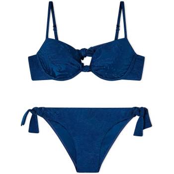 Giorgio Armani EW000785_AF20241 bikini - Blue (Ink Monstera)