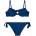 Giorgio Armani EW000785_AF20241 bikini - Blue (Ink Monstera)