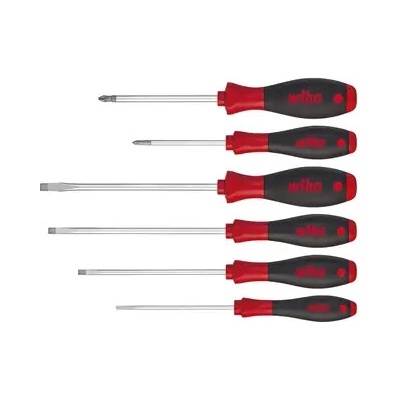 Wiha 07152 Sada skrutkovačov SoftFinish 6 ks / Ploché / Phillips (07152)
