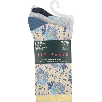 Ted Baker Чорапи Ted Baker Women's Crew Socks - Blue/Yellow