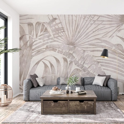 Decono Фототапет Бежов Тропик