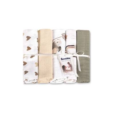 Sensillo Tetra pleny Basic 70×80 cm Mouse beige 5 ks