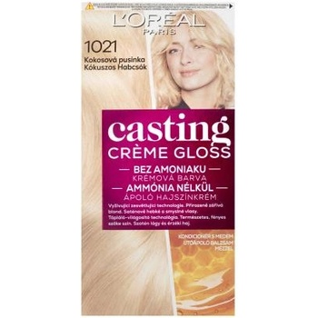 L'Oréal Casting Creme Gloss Glossy Princess боя за коса 48 ml нюанс 1021 Coconut Baby за жени