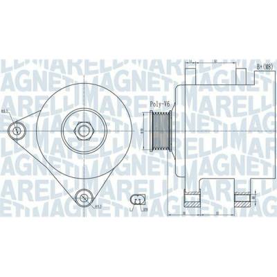 generátor MAGNETI MARELLI 063732056010