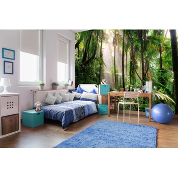 DIMEX ART s. r. o Самозалепваща се флизелинова фототапета красива пътека в джунглата 375 x 250 см