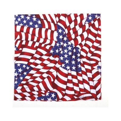 Šátek bandana Fosco Tossed USA
