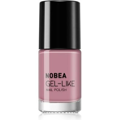 NOBEA Day-to-Day Gel-like Nail Polish лак за нокти с гел ефект цвят Rouge #N03 6ml