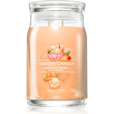 Yankee Candle Mango Ice Cream ароматна свещ Signature 567 гр