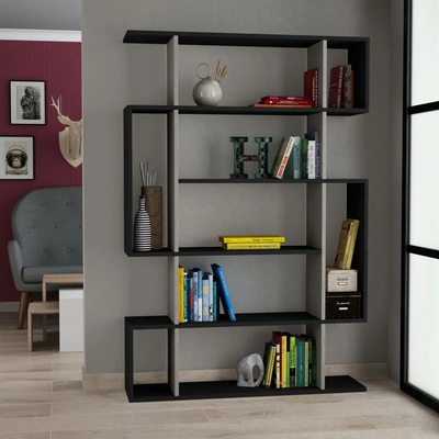 Kalune Design Knihovna Mito antracit