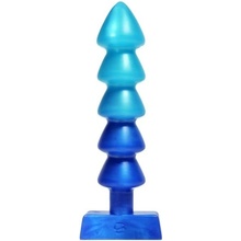 Sinnovator Surge Platinum Silicone Anal Beads 8.6 Inches, prémiové silikónové análné guličky 25 x 3–5 cm