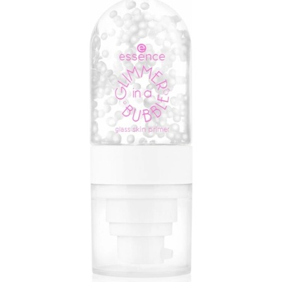 essence Glimmer In a Bubble tekutá podkladová báza pre žiarivý vzhľad pleti 01 Bubble Glaze 35 ml