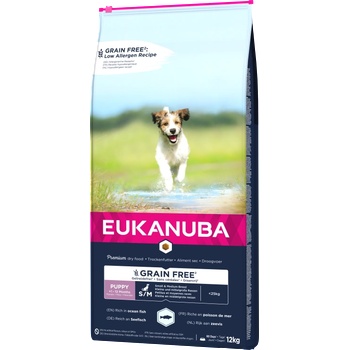 EUKANUBA Puppy & Junior Small/Medium без зърнени култури 12 кг