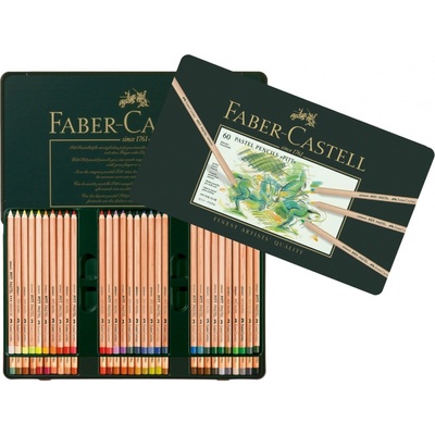 Faber-Castell Umelecké pastely Pitt Pastel plechová krabička, 12 farieb