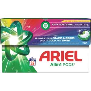 Ariel Color, капсули за пране, за цветни тъкани, 38 бр (8700216803410)