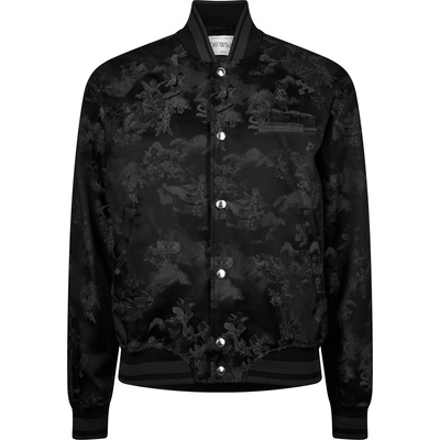 OFF WHITE Яке OFF WHITE Men's Varsity Jacket - Black